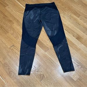 Abercrombie workout pants with sheer inserts